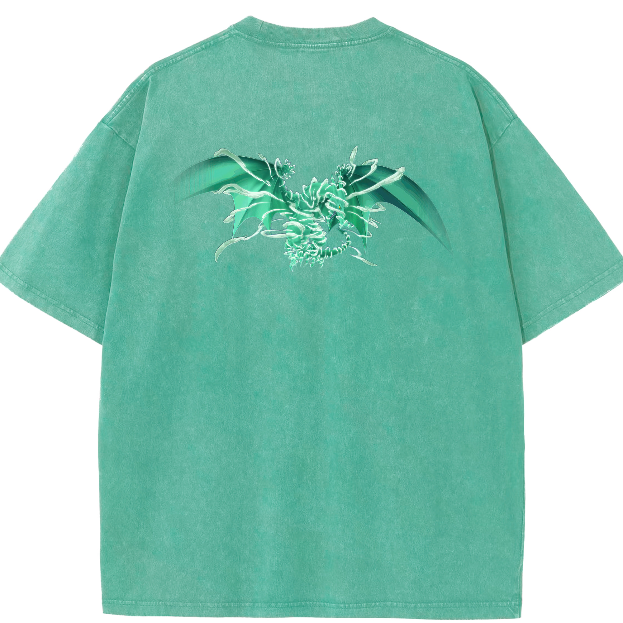 （画像用） 遊☆戯☆王 Yu-Gi-Oh! 綿100% ヴィンテージ風 半袖Tシャツ（背面プリント）